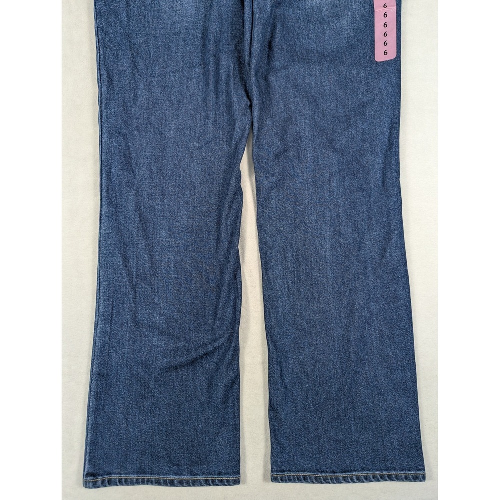 NEW Seven7 Loose Straight Jeans Womens 6 High Rise Blue Denim - Picture 6 of 8